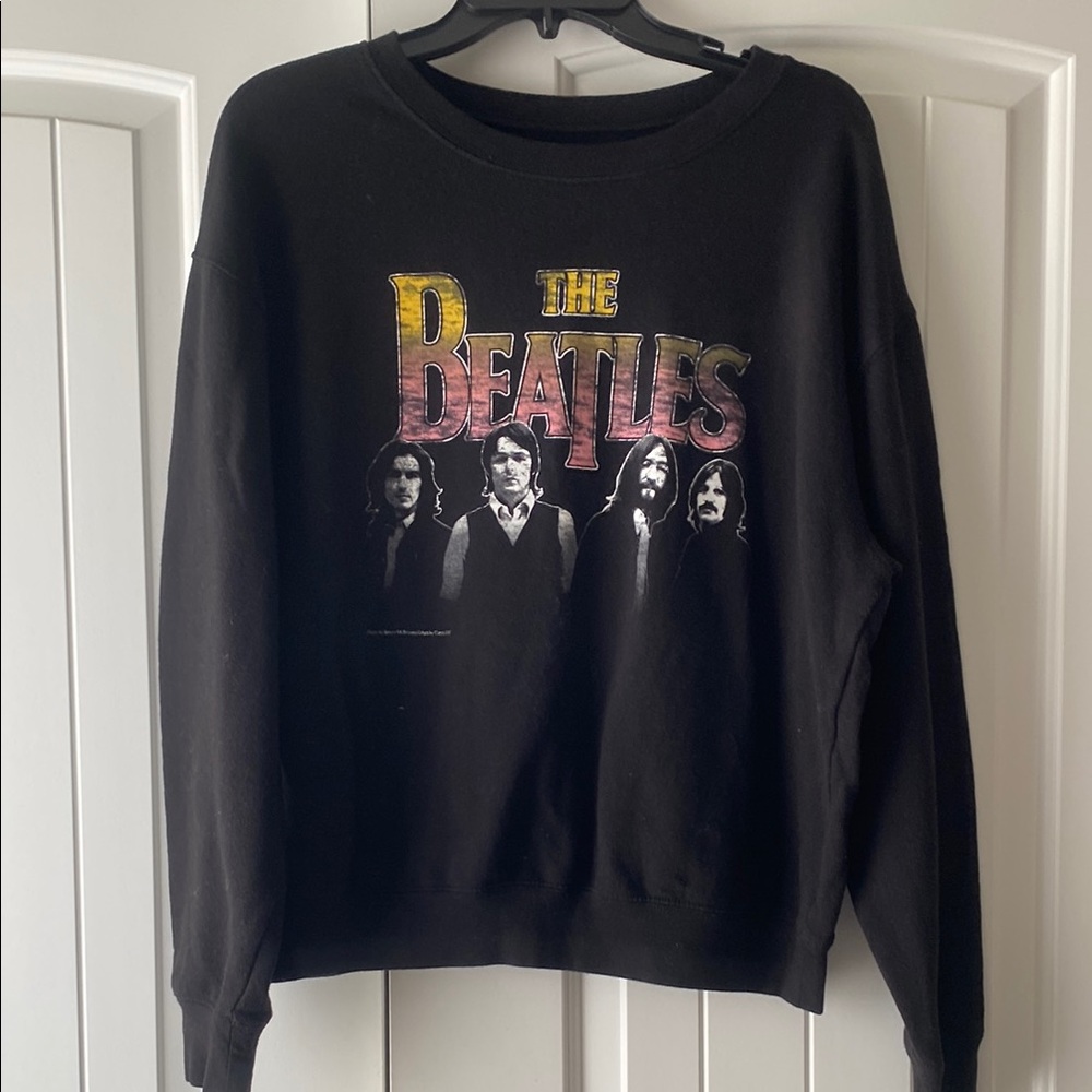 The Beatles Black Sweatshirt